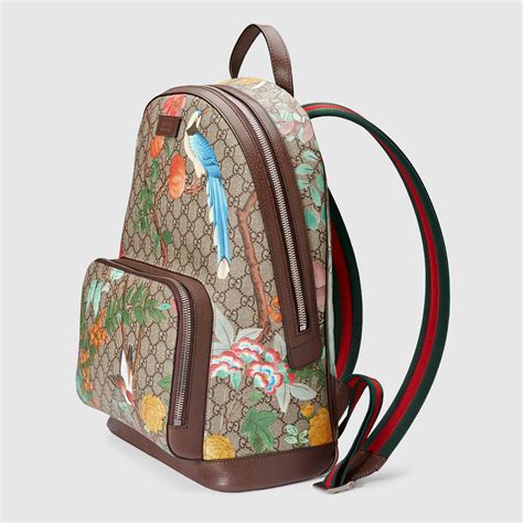 gucci tian print backpack|Gucci Tian Print Backpack Monogram GG Small .